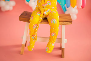 Baby Rainbow Lounge Wear Yellow