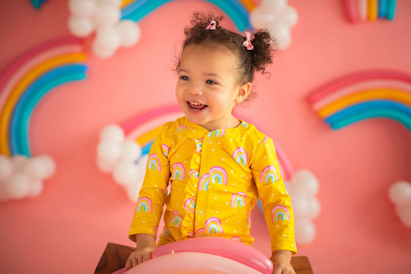 Baby Rainbow Lounge Wear Yellow