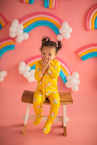 Baby Rainbow Lounge Wear Yellow