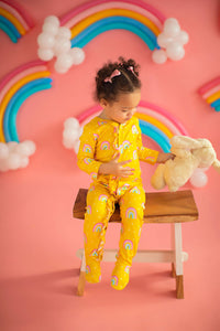 Baby Rainbow Lounge Wear Yellow