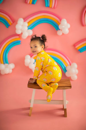 Baby Rainbow Lounge Wear Yellow
