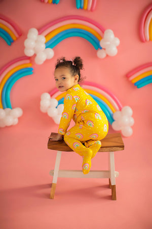 Baby Rainbow Lounge Wear Yellow