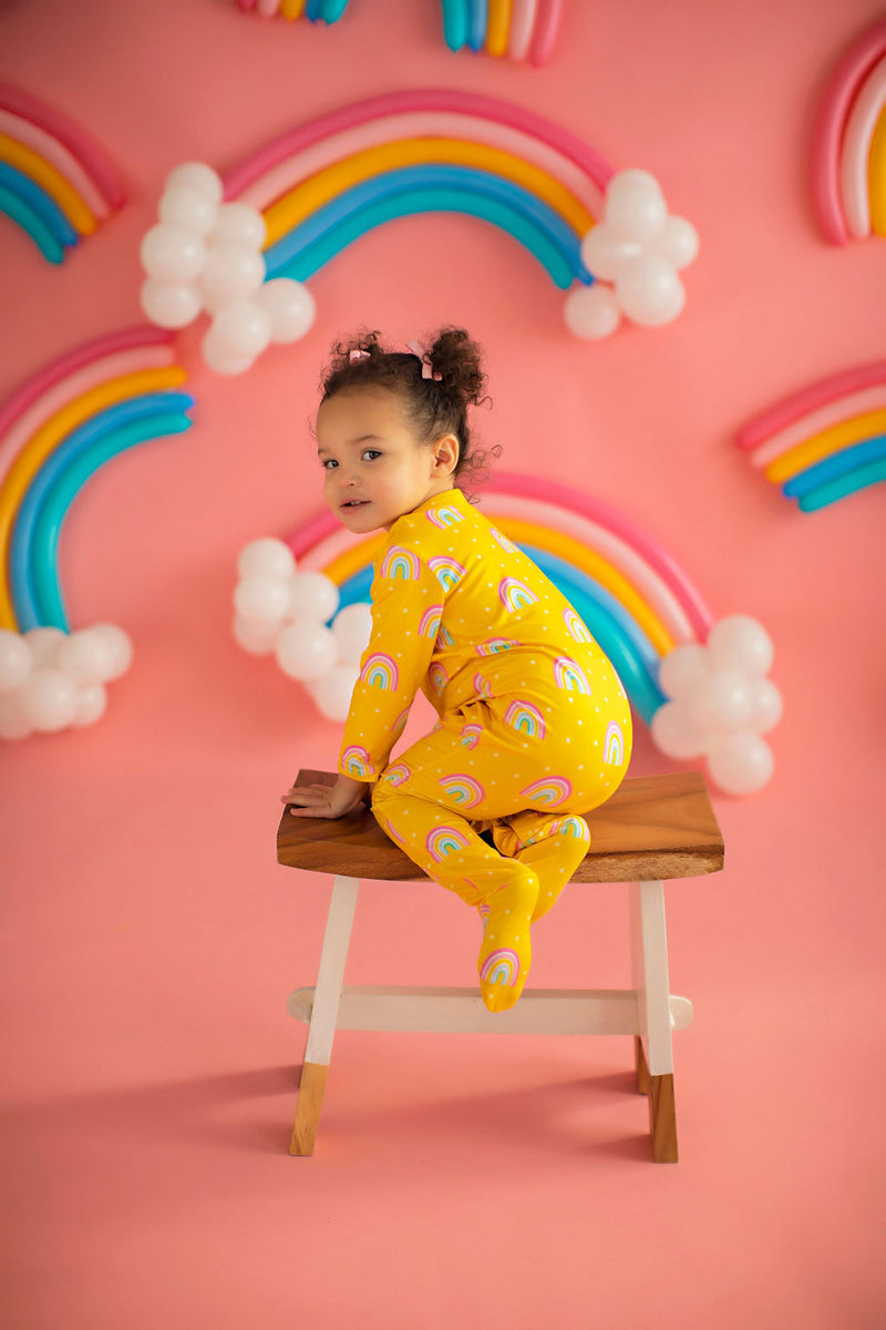 Baby Rainbow Lounge Wear Yellow
