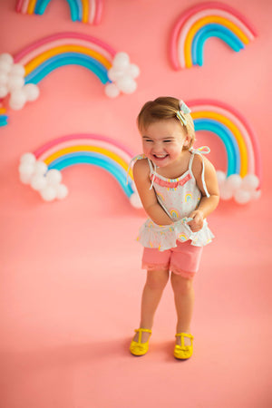 Happy Days Blue Rainbow Tunic