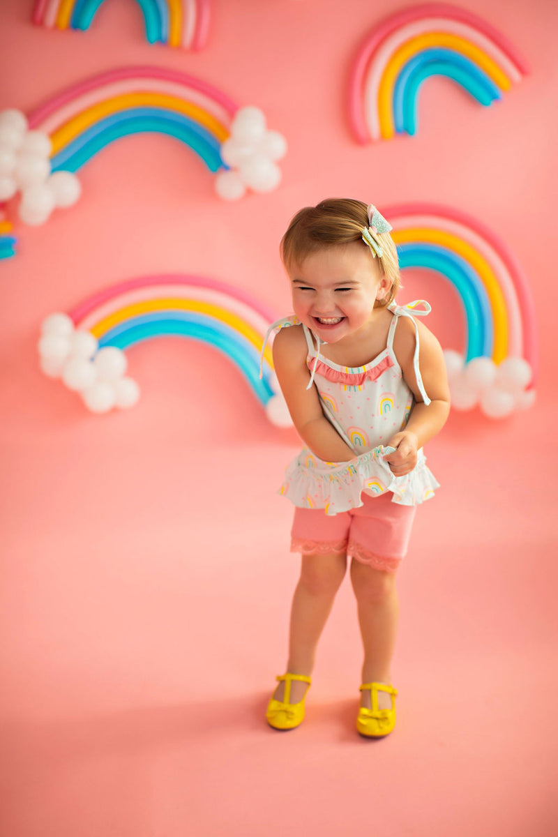 Happy Days Blue Rainbow Tunic