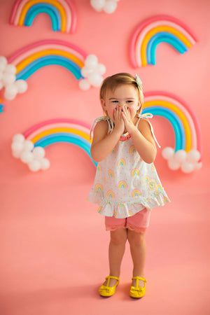 Happy Days Blue Rainbow Tunic