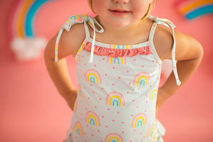 Happy Days Blue Rainbow Tunic