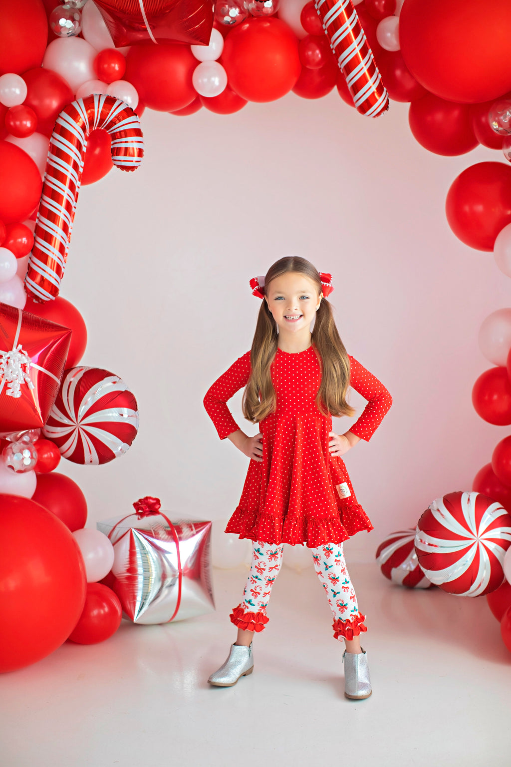 Jingle Joy Polka Dot Dress