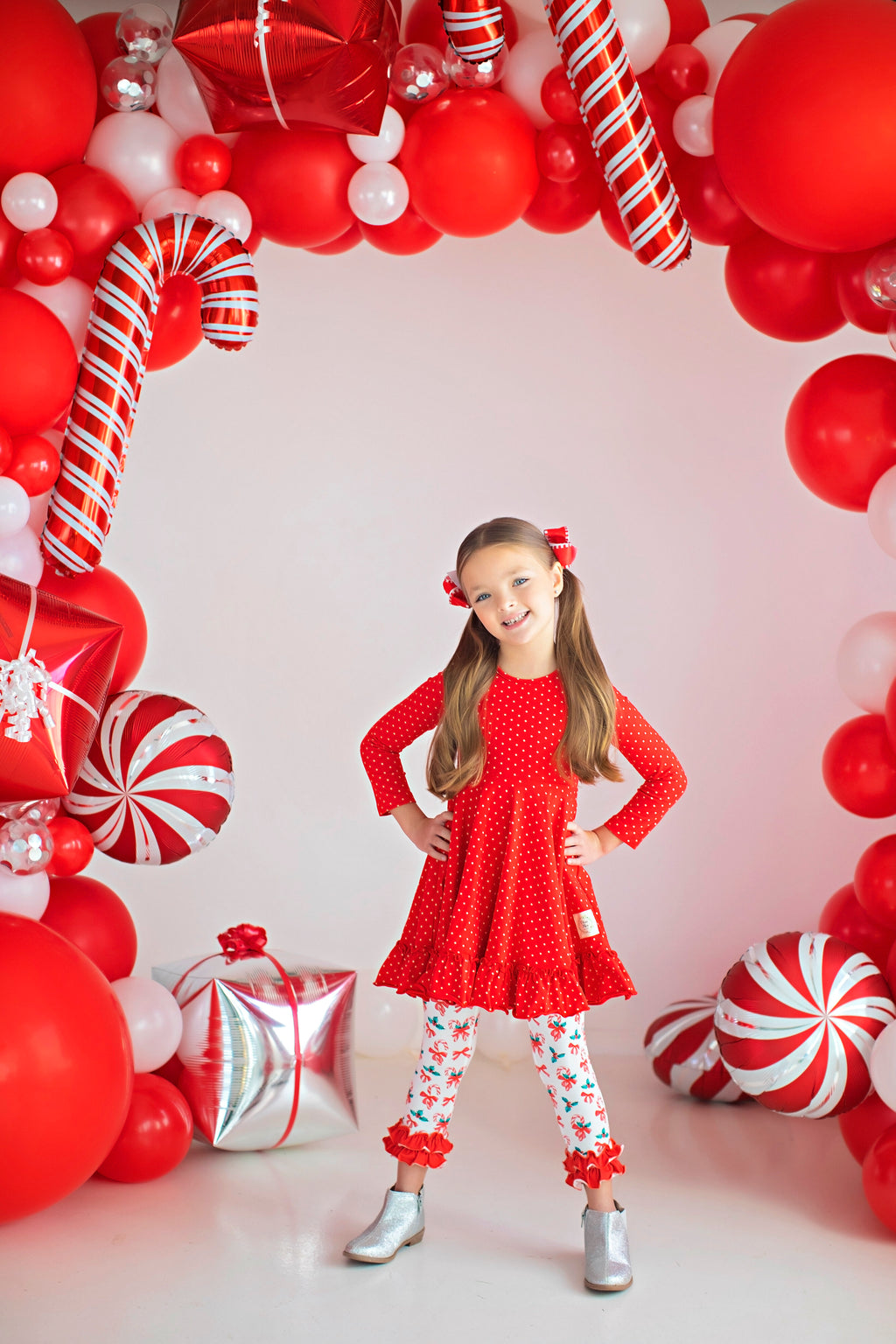 Jingle Joy Polka Dot Dress