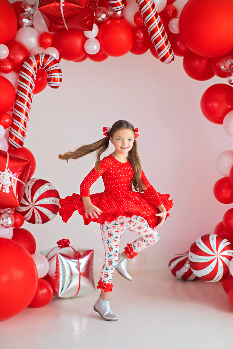 Jingle Joy Polka Dot Dress