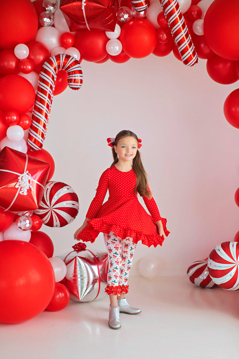 Jingle Joy Polka Dot Dress