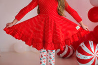 Jingle Joy Polka Dot Dress
