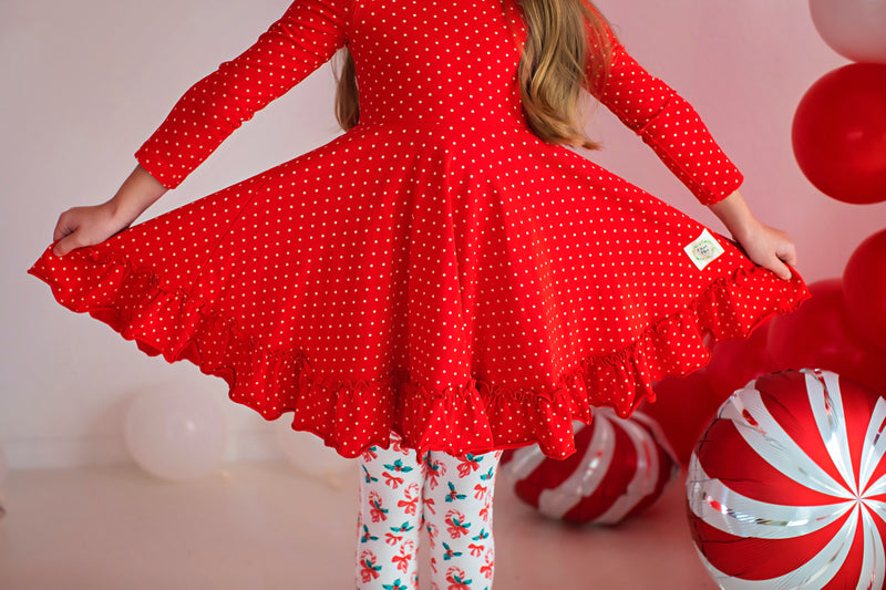 Jingle Joy Polka Dot Dress