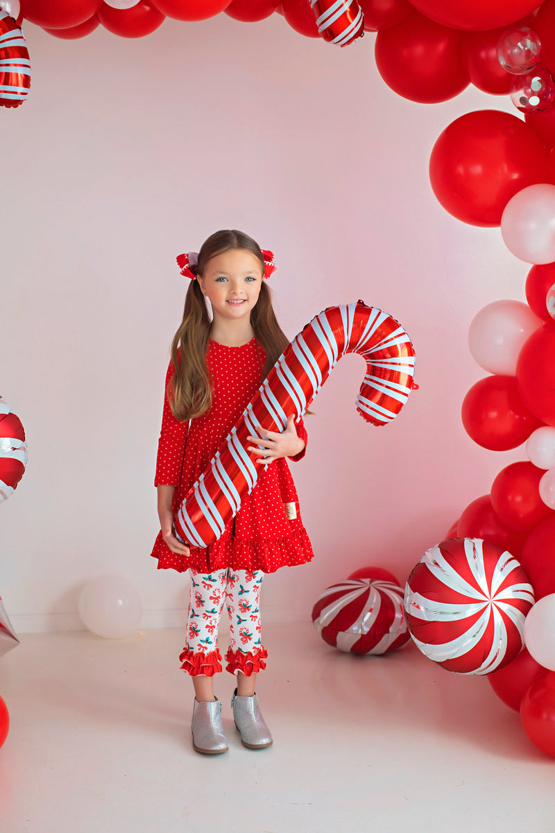 Jingle Joy Polka Dot Dress