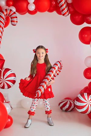 Jingle Joy Polka Dot Dress