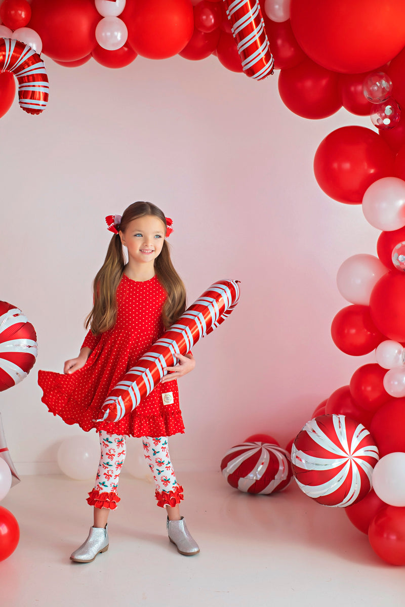Jingle Joy Polka Dot Dress