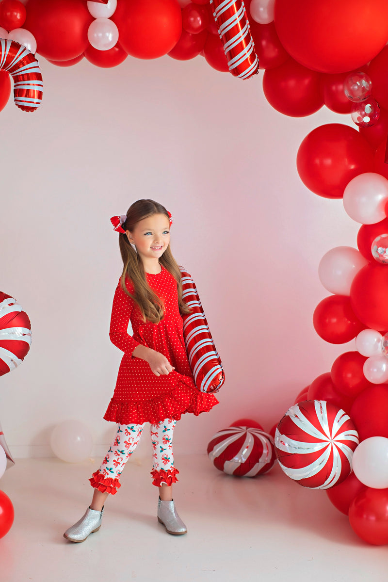 Jingle Joy Polka Dot Dress