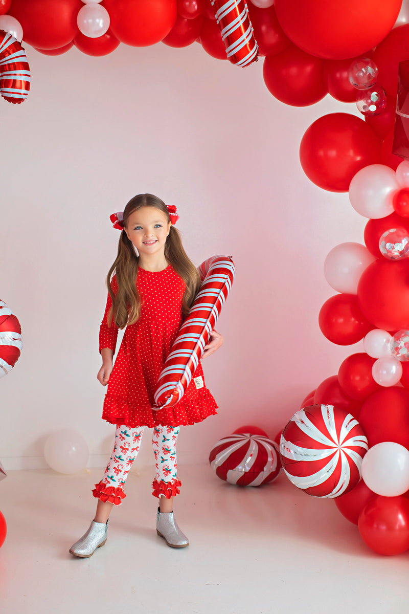 Jingle Joy Polka Dot Dress
