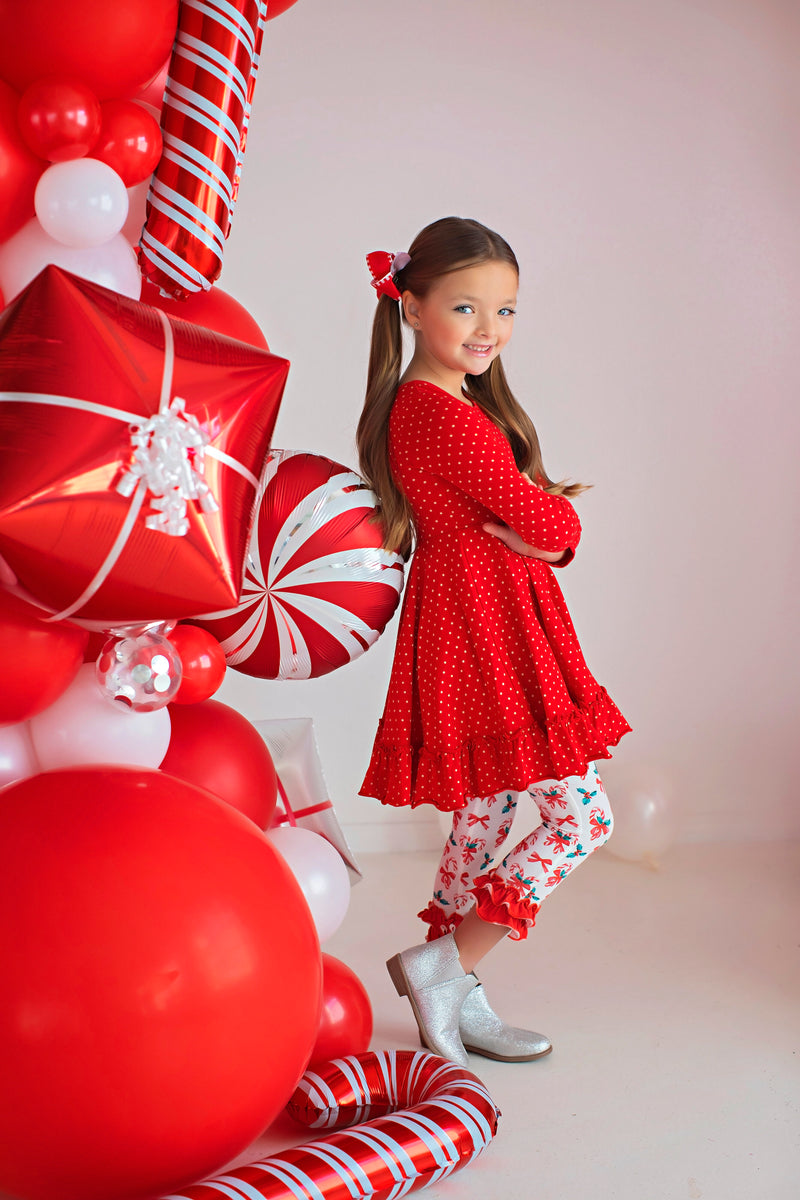 Jingle Joy Polka Dot Dress