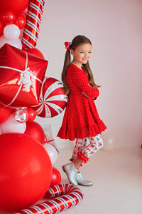 Jingle Joy Polka Dot Dress