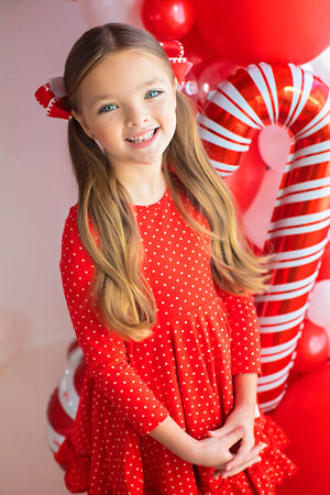 Jingle Joy Polka Dot Dress