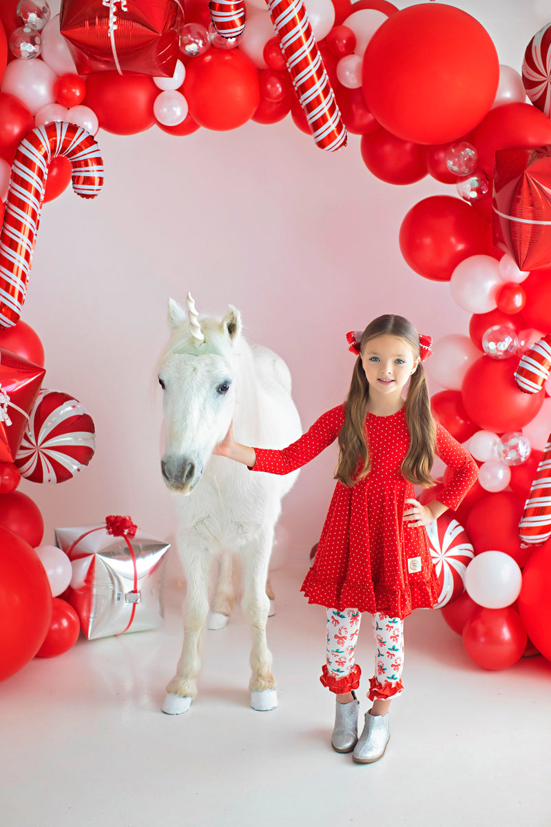 Jingle Joy Polka Dot Dress