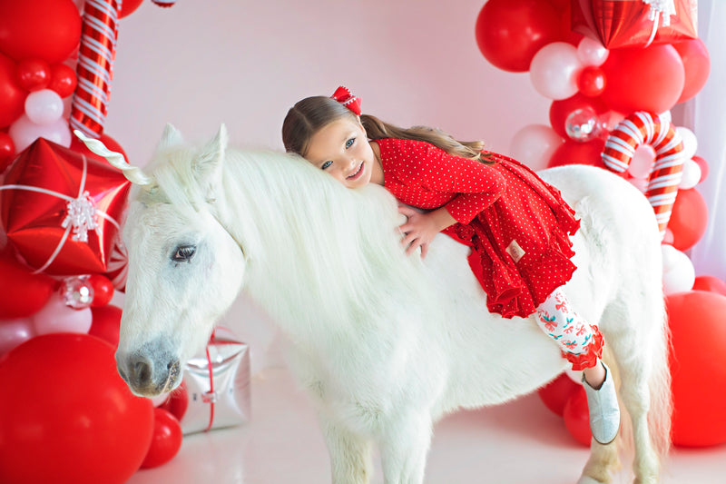 Jingle Joy Polka Dot Dress
