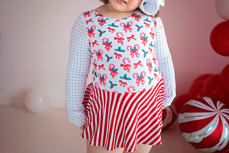 Candy Cane Leotard