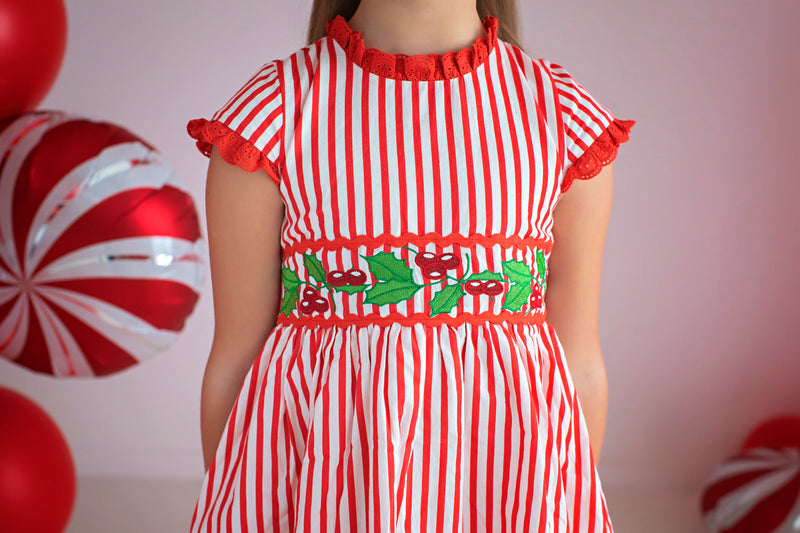 Vintage Holly Berry Dress