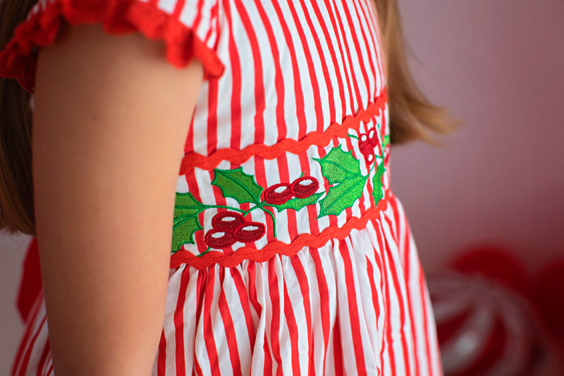 Vintage Holly Berry Dress