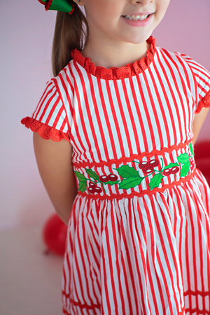 Vintage Holly Berry Dress