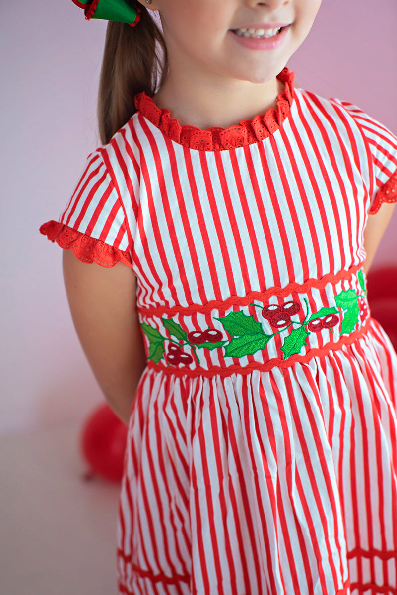 Vintage Holly Berry Dress