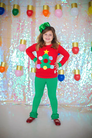 Pom Pom Christmas Pullover