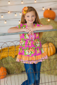 Fall Floral Top