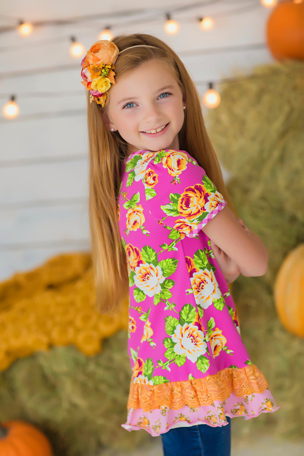 Fall Floral Top