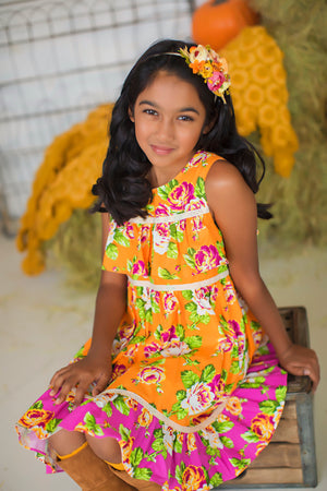 Floral Harvest Hi-low Dress