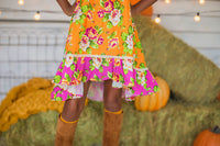 Floral Harvest Hi-low Dress