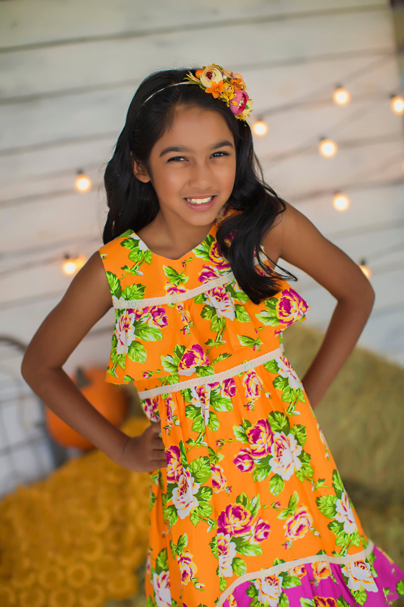 Floral Harvest Hi-low Dress