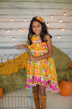 Floral Harvest Hi-low Dress