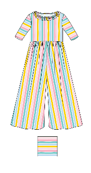 Stripe Romper