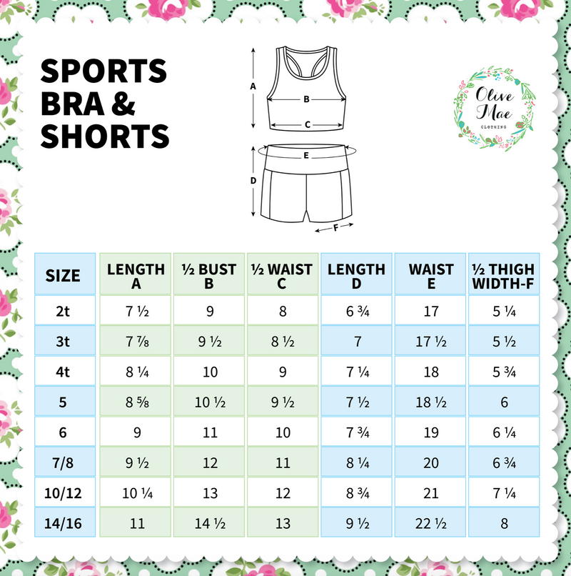 Rainbow athletic set