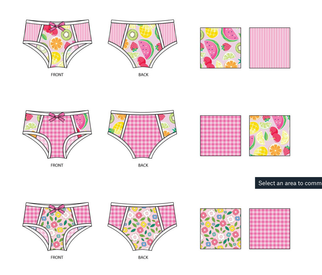Panty Set- fruit
