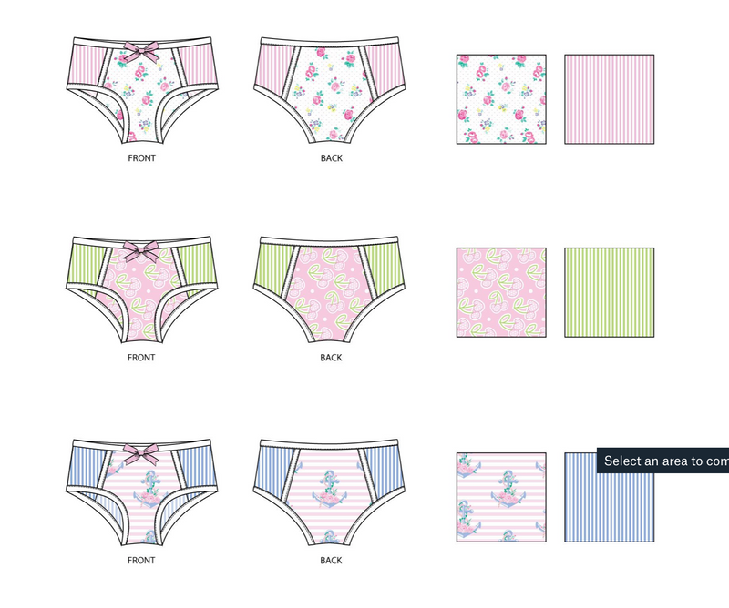 Panty Set- pastel