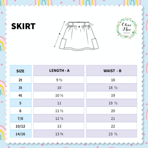 Black and White Gingham Skort