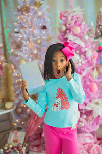 Glitzmas Cat Tee (4292038164615)