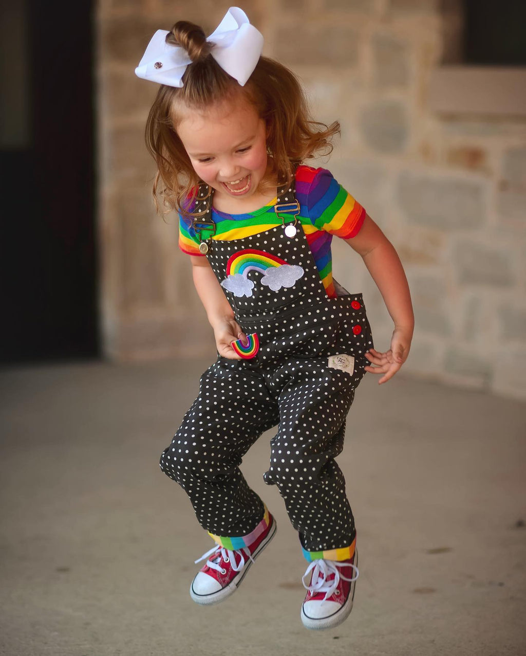 Round We Go Rainbow Overalls - NEW (4025185533997)