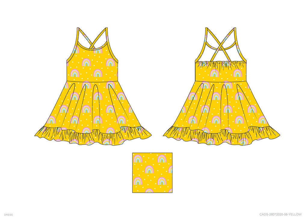 Rainbow Sundress Yellow